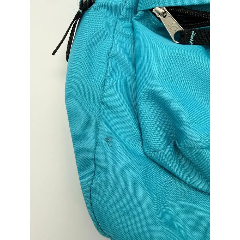 Vintage JanSport SuperBreak Lightweight Backpack Blue/Aqua/Teal